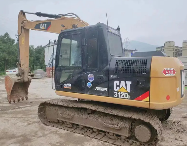 Original Caterpillar Used Crawler Excavator cat 312 Backhoe 12T Medium Construction Machine