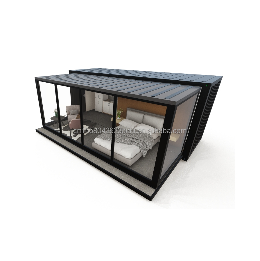 Galvanized Steel Square Tubes Used in Modern Design Portable 20FT 40FT Container House for Outdoor