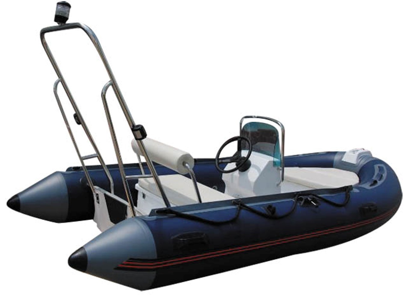 Multifunctional 3.5m Small Rib Boat Fiberglass Hull 5 Person Fishing Boat