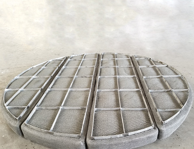 Round SS316 Wire Mesh Demister In Vessel Boiler System