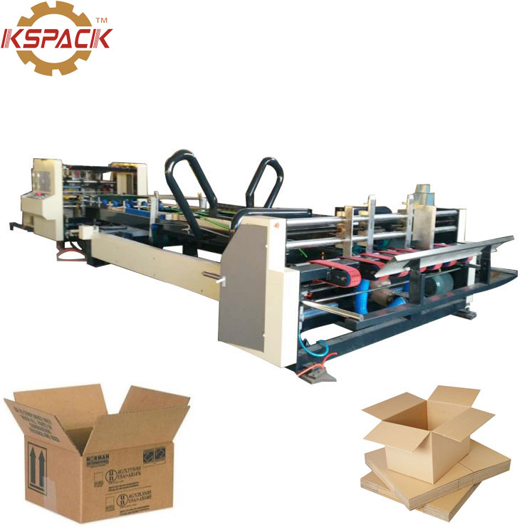 Corrugated board Carton Box Folder Gluer Machine