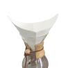 Buy cheap 2-6 Cup Classic Bleached Pour Over Disposable Drip Chemex Coffee Filter Paper from wholesalers