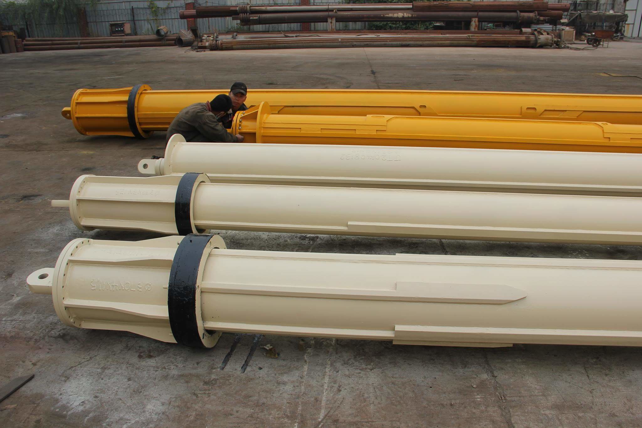 Combined Interlocking Kelly Bar OD580/4/16m For Rotary Piling Rig Bore Hole Hard Rock Layer