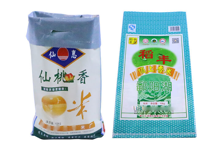 Double Stitched 50 Kg PP Woven Bags For Rice Flour Grain Packaging