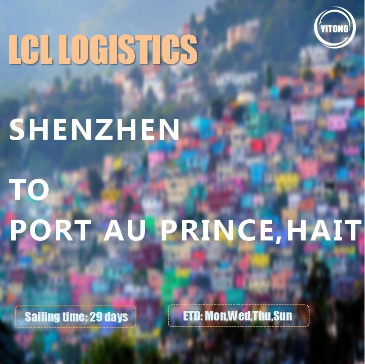 EXW FOB LCL International Shipping Service From Shenzhen To Port Au Prince Haiti