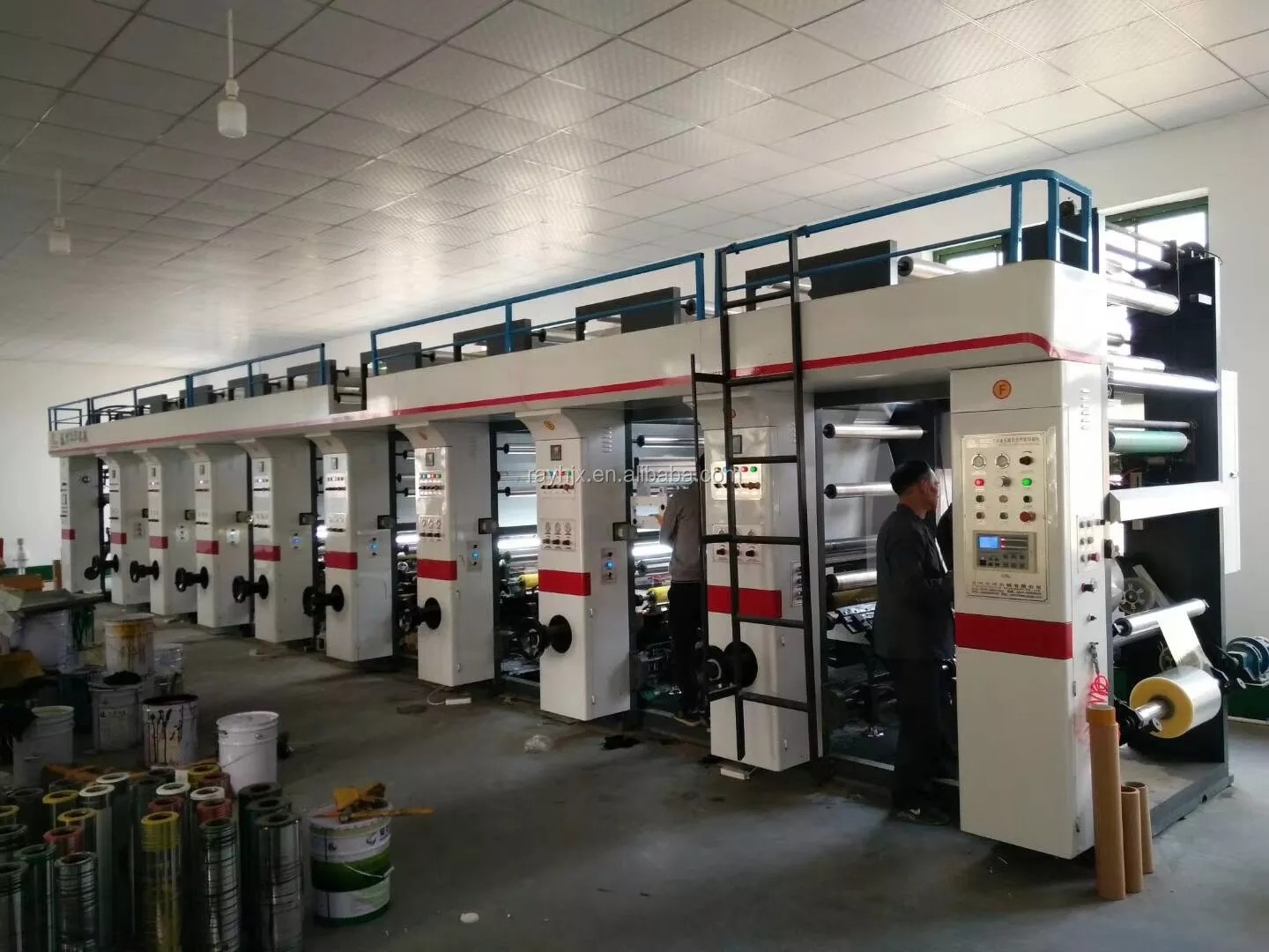 BOPP High Speed Rotogravure Printing Machine Automatic Multi Color