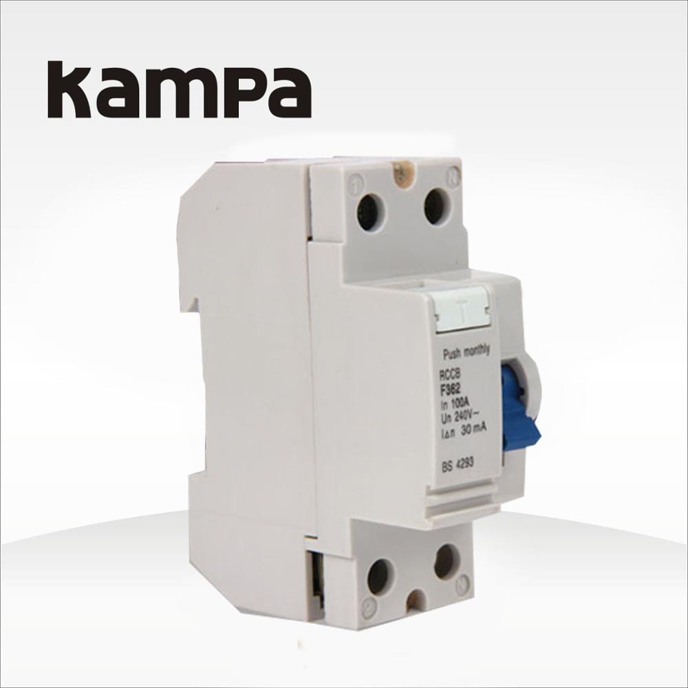 Residual Current Protection Air Circuit Breaker F360 2P/RCCB F362