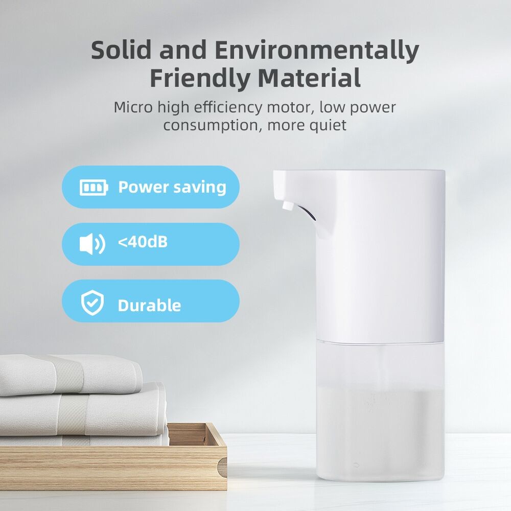 Automatic Touchless Liquid Soap Dispenser Non Contact Induction Foaming Hand Washing Device for Kitchen Bathroom