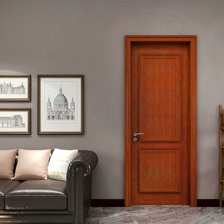 ISO9001 Solid Wood Internal Doors Bedroom Entrance Frame