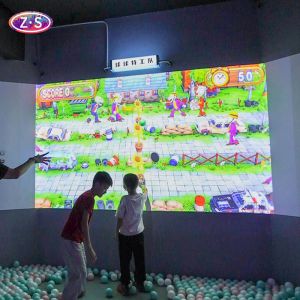 Kids' Play Zones Interactive Ball-Throwing Wall Delight Immersive Projection