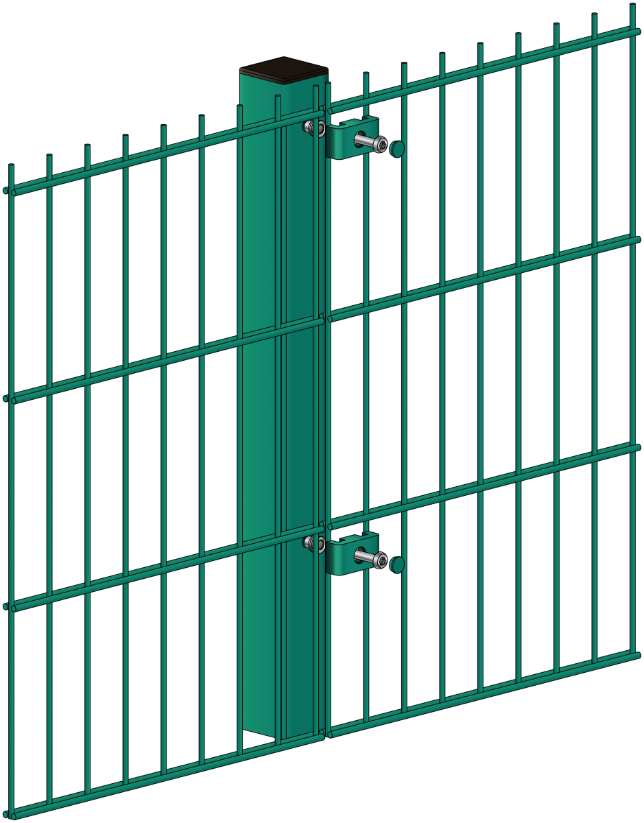 Galvanized Clear View Anti Theft Anti Cut Fence 358 Anti Climb High Security Welded Wire Mesh Fence Panels