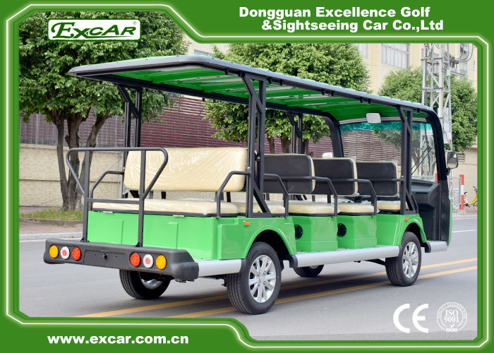 Small Electric Shuttle Bus With Roof & Windshield For Large Parks Playground
