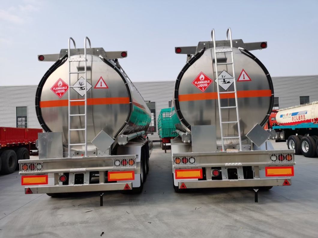 Oil/Fuel/Diesel/Gasoline/Crude Transport 3 Axle 30000L/40000L/50000L Tank/Tanker Truck Semi Trailer
