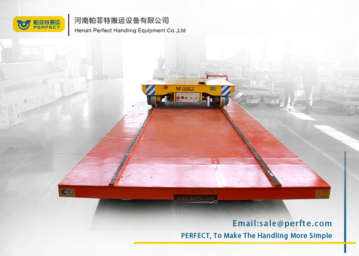 Heavy Load Conductor Rail Powered Platform Transfer Cart
