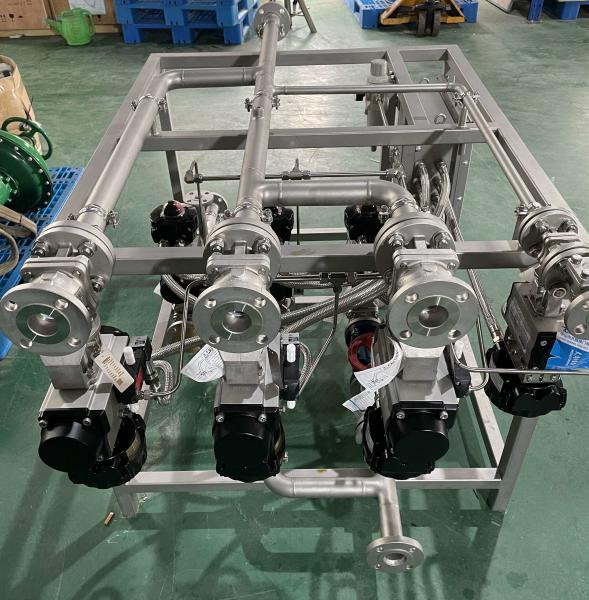 Chemical Skid Mounted Equipment Steam Valve Skid Process For Gasoline Skid