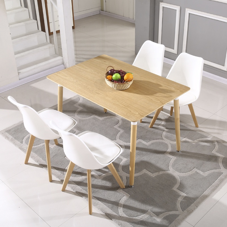 Customized Plastic Dining Chairs Set Of 4 White Plastic Dining Room Chairs