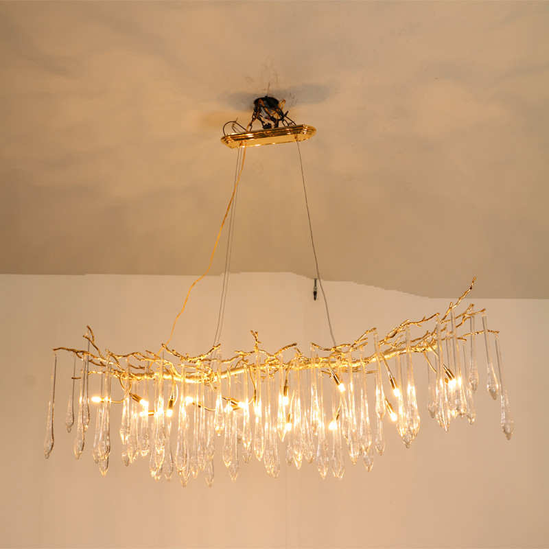 Warm White Pendant Chandelier Ceiling Mounted For Home Decoration
