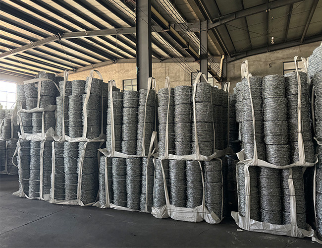 Electro-Galvanized Security Barbed Wire For Isolating And Protecting