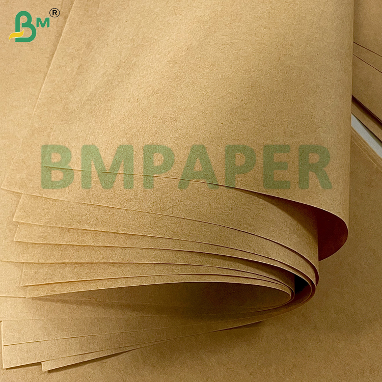 50g-85gsm High Strength Flexibility White & Brown Extensible Paper For Food Packaging Bag