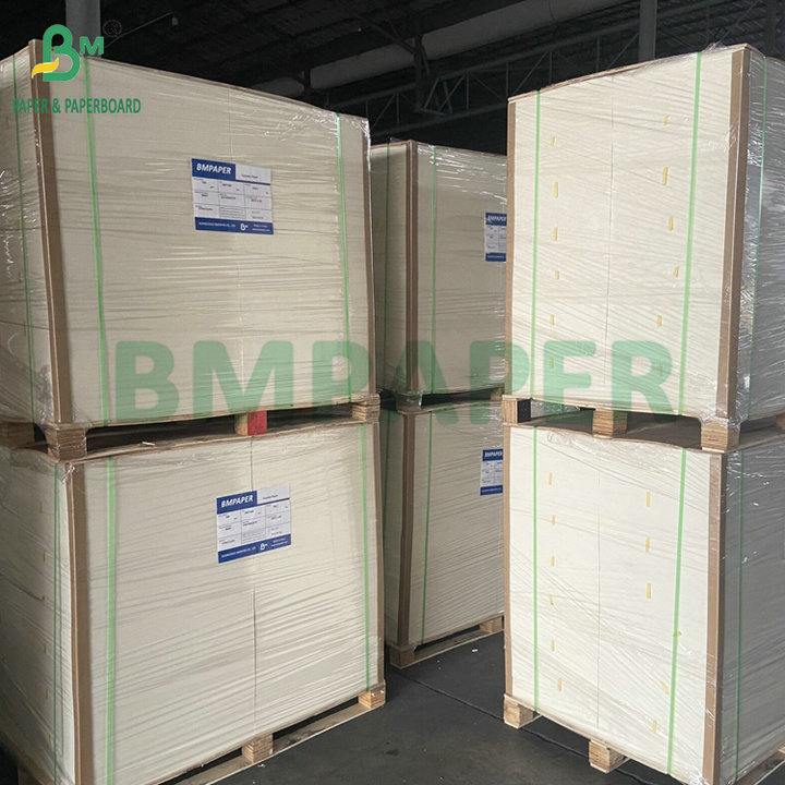 0.7mm 0.9mm Quickly Absorbent Off White Uncoated Pulp Board For Beer Pads