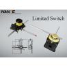 Buy cheap Galvanized Steel Electric Wire Rope Hoist Double Poles Yellow / Blue Cross from wholesalers