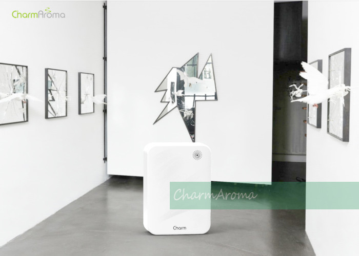 Coverage 300 CBM Industrial Scent Diffuser Aroma Incense Machine with Inner Fan