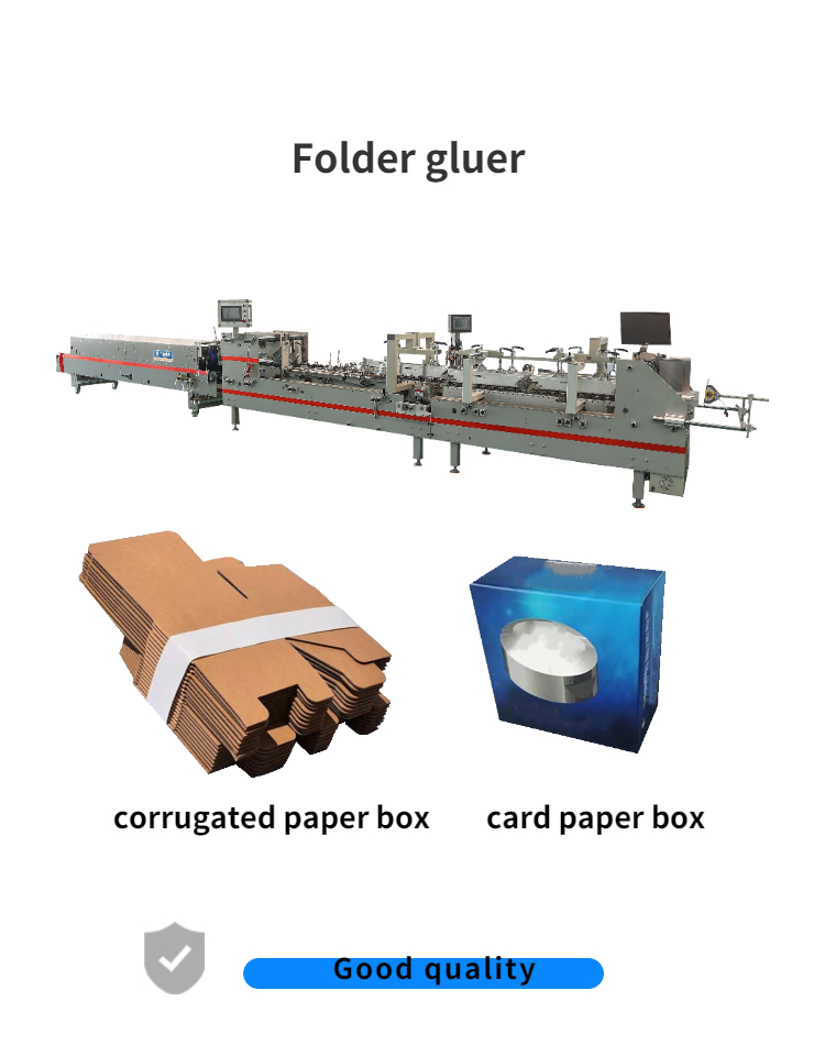 380V Voltage Paper to Paper Pasting Machine Folder Gluer Belt with 3500 kg Capacity