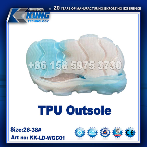 Nontoxic TPU Rubberized EVA Sole , Waterproof Rubber Traction Outsole