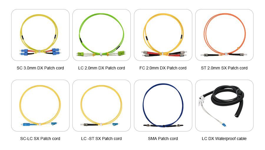 FTTH Fiber Optic LC Cable DX CPRI Patch Cord 5.0mm 7.0mm Diameter