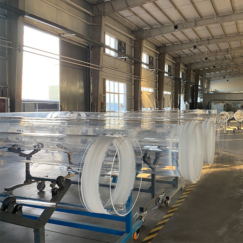Transparent Large Diameter Clear Fused Silica Quartz Tube