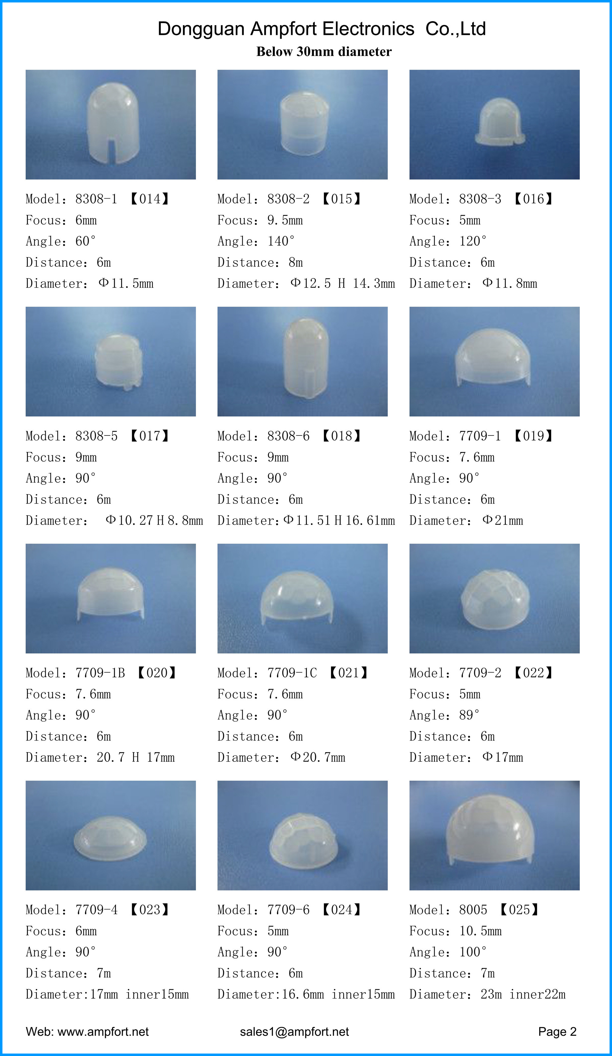 10mm 12mm 140DEG PIR Sensor Module ROHS Round PIR Motion Sensor