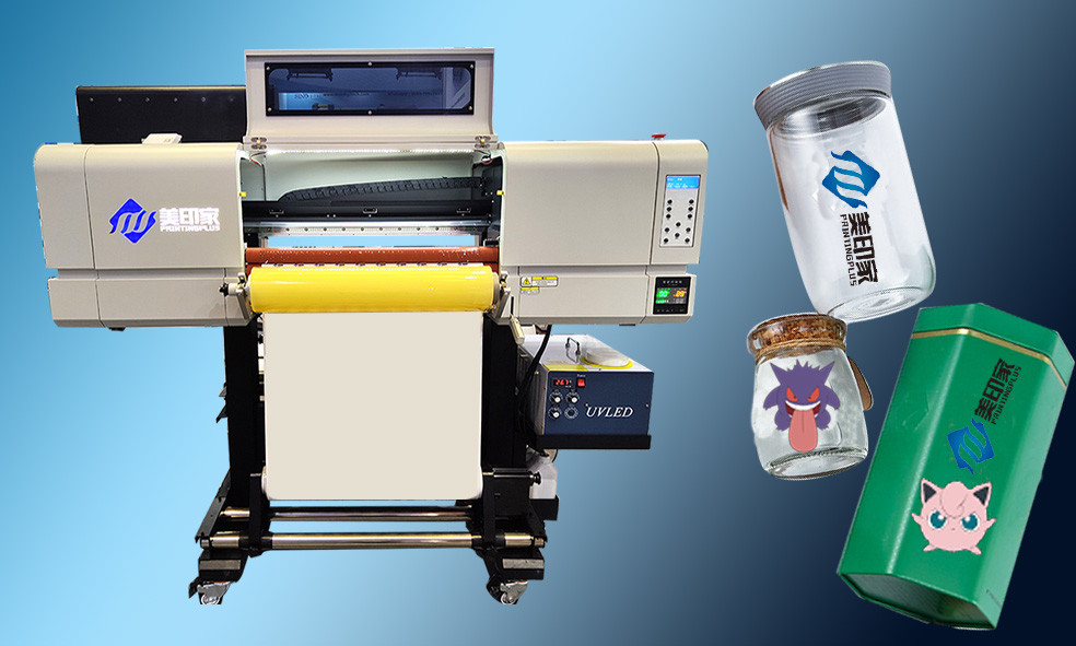 Multi Color Ink DTF UV Printer With Roller Heating System And Maintop6.1 RIP Software