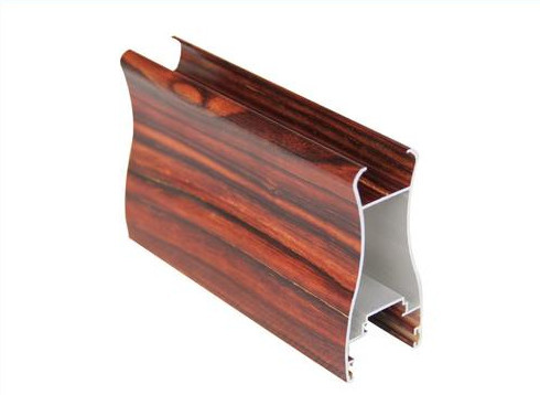 Wood Grain Sliding Glass T6 Aluminum Window Profiles
