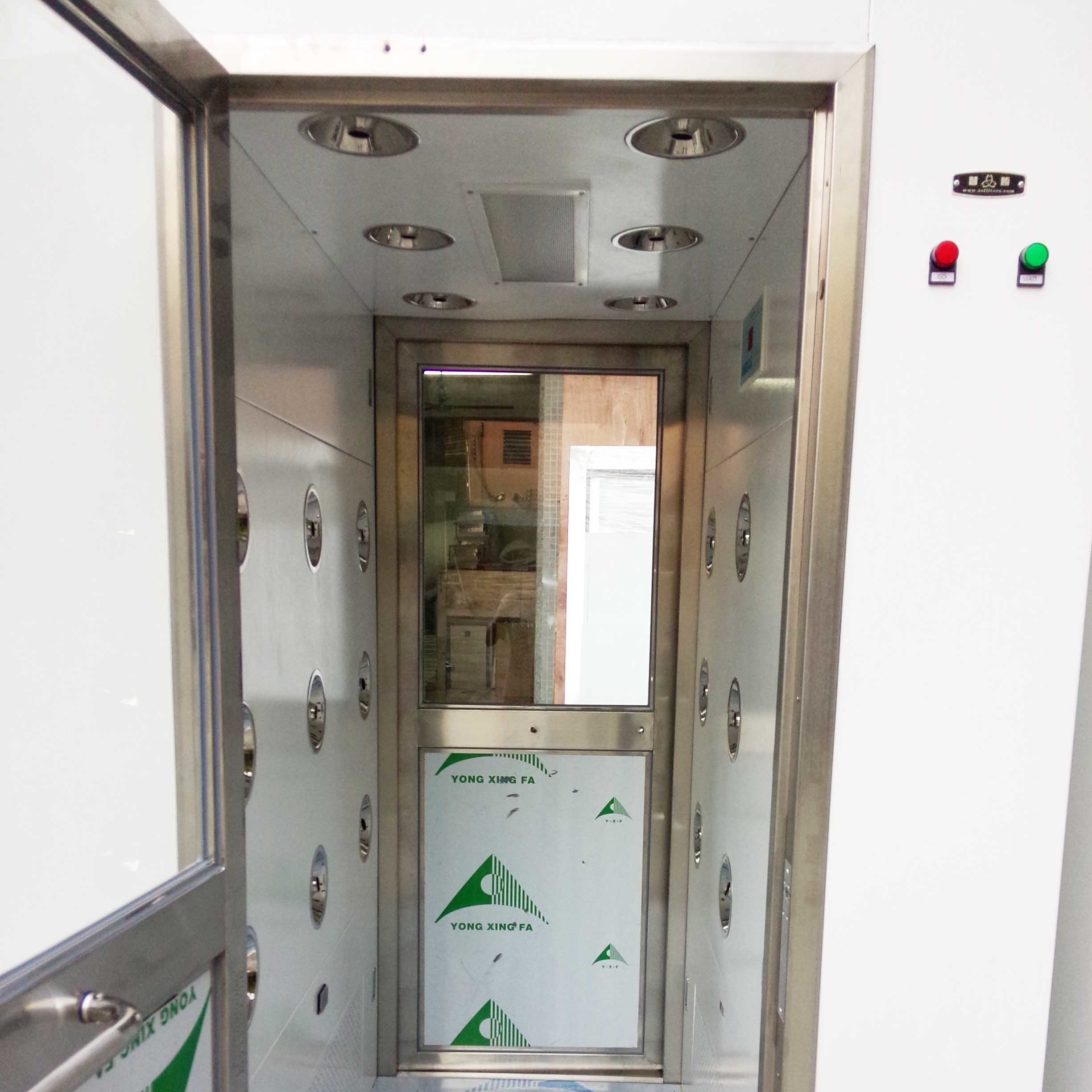 Efficiency Class 100 Clean Room Air Shower With HEPA Filter For Pharmaceutical