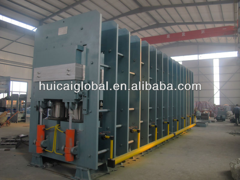 Rubber Tread Making Press with 1.5KW 75KW Power Jaw Type Rubber Vulcanizing Press
