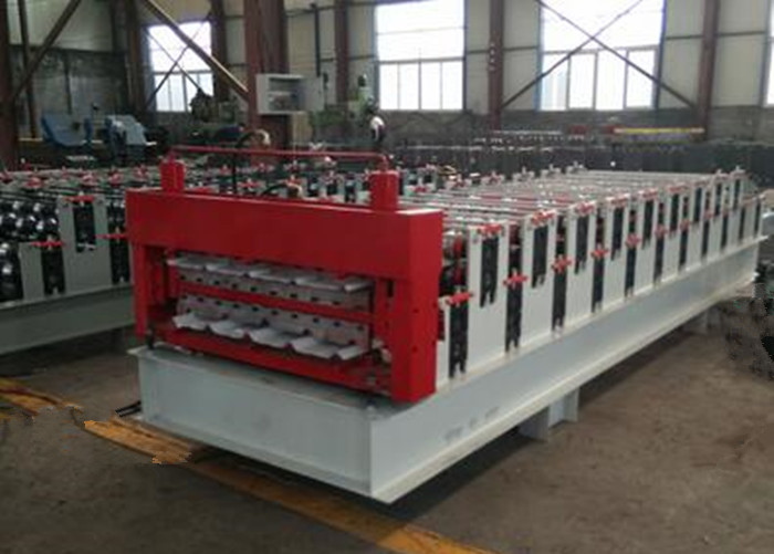 Aluminium Roofing Tile Cold Roll Forming Machines With 12m / Min High Speed
