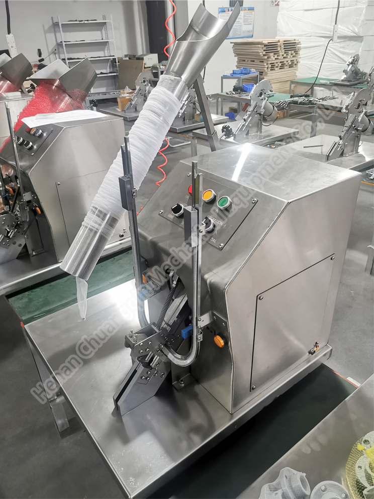 Manual Type Fruit Mesh Bag Packing Machine Fruit Mesh Net Bag Packing Machine Orange Net Bag Packing Machine