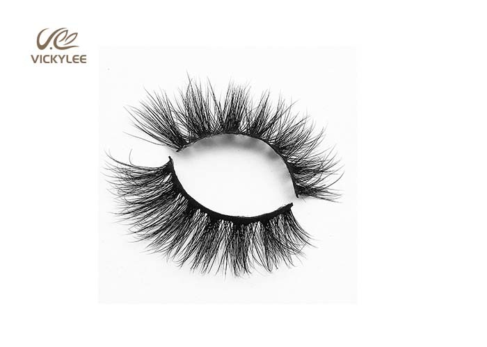 Fan Shaped Handcrafted 19MM Natural False Eyelashes