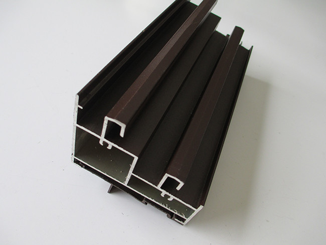 American Style Wardrobe Aluminium Profile 6063 - T5 Rust Color Painted