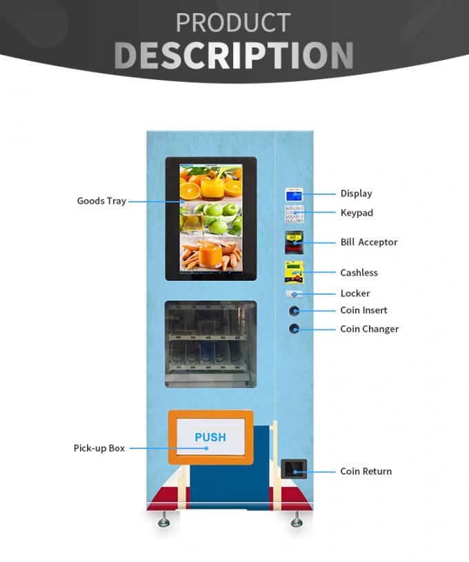 Remote Control Battery Mini Vending Machine International MDB Standard