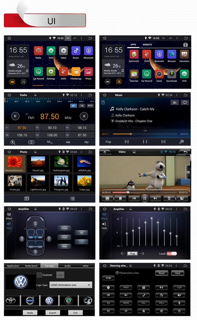 Ouchuangbo Auto GPS Navigation for Honda Everus /Odyssey /Fit /CRV /City Android 4.4 DVD Radio 3G Wifi OCB-3823C