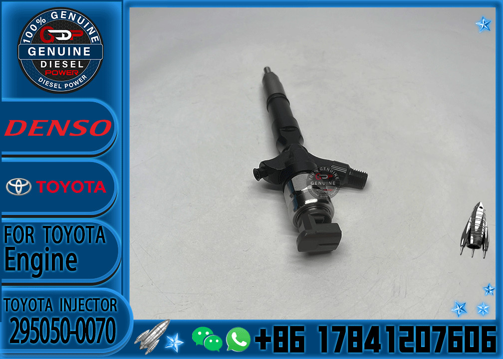 295050-0070 diesel fuel injector nozzle 295050 0070 23670-30380 diesel rail injector 295050 0070 for Toyota