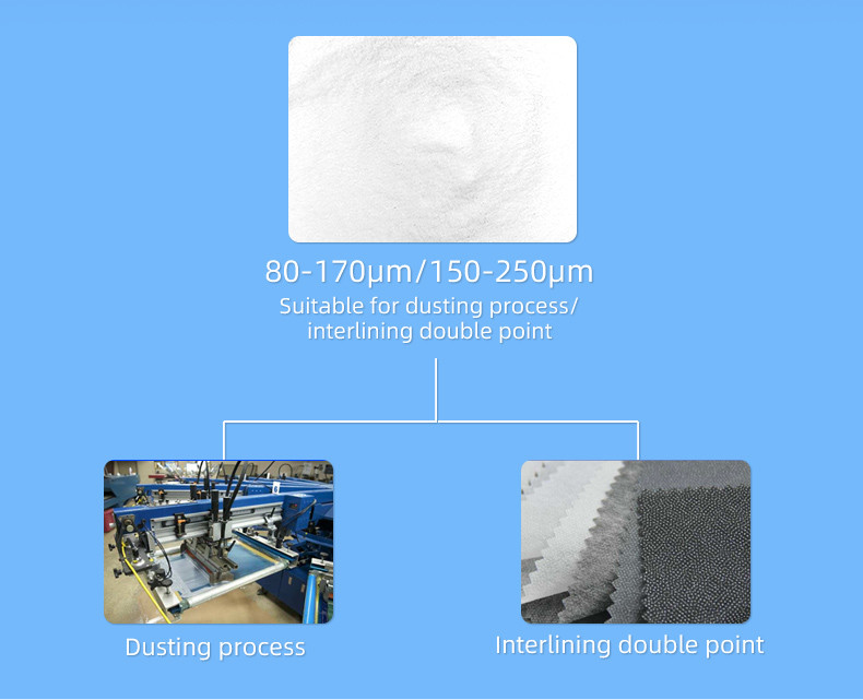 90 Degree Washing Resistant PA Powder Hot Melt Adhesive For Garments
