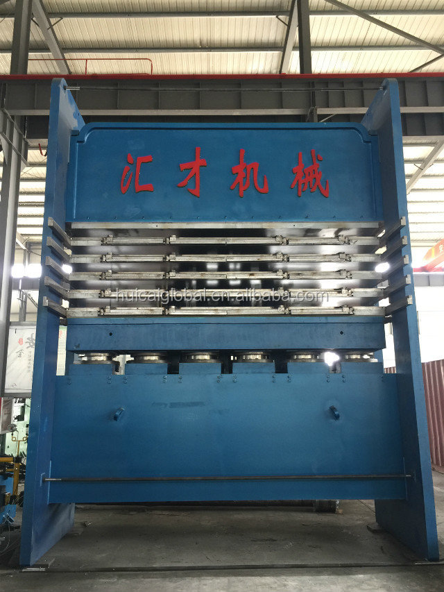 Highly 6 Working Layers Hydraulic Vulcanizing Press for Rubber Processing Machinery