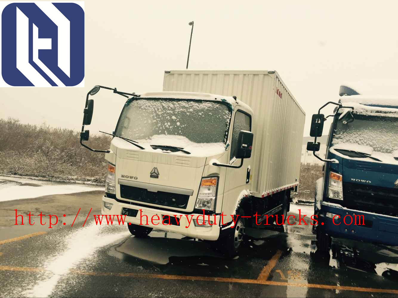 Euro 2 International Light Duty Commercial Trucks 12 Tons Light Duty Cargo Truck 95 km / h