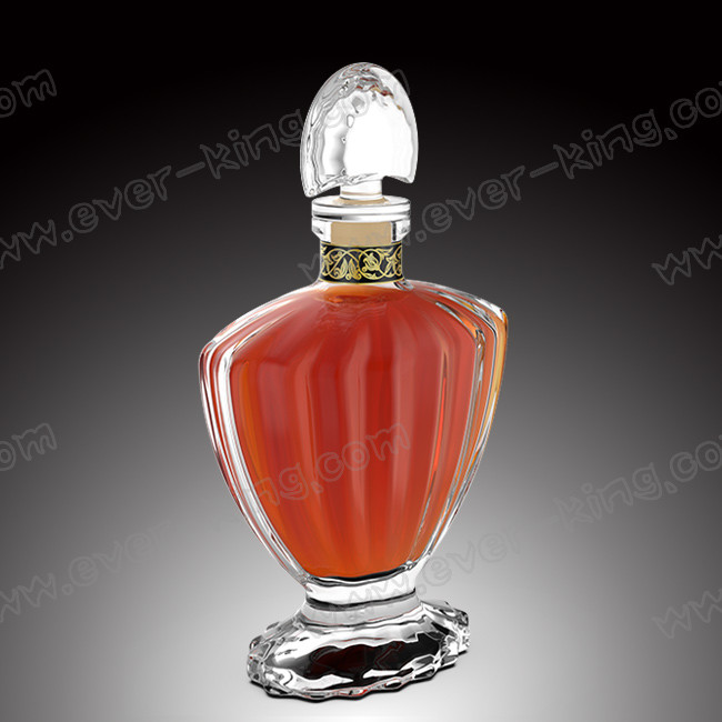 Custom Recyclable 700Ml Fancy Glass Bottle Whisky And Brandy