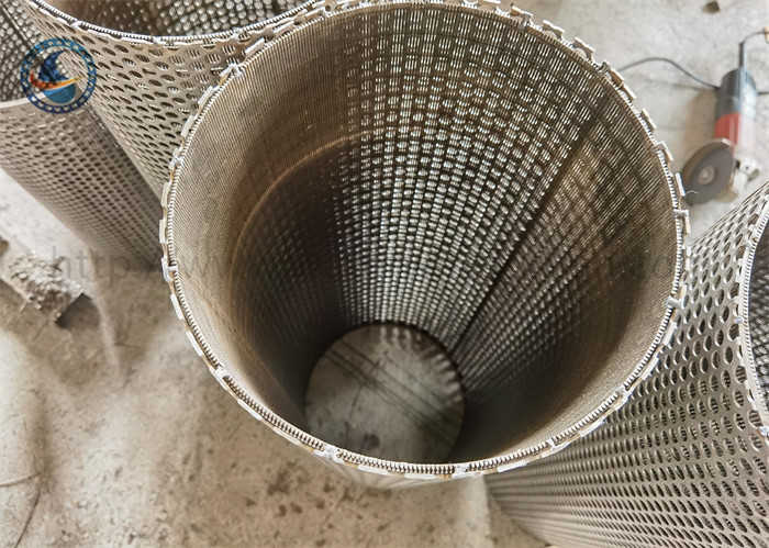 Reverse Back Wash Filter Drum Johnson Wire Screen Slot Cylinder 316l