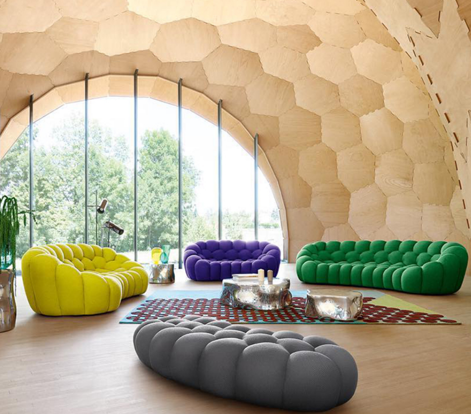 High end design bubble sofa multi section style modern luxury hotel furniture leisure sofa