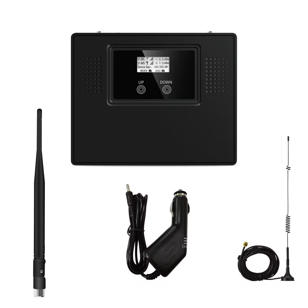 Vehicle Car Use Tri Band Repeater , 4g Cell Phone Signal Booster / Amplifier