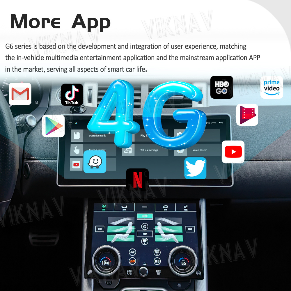 GPS Android Head Unit For Land Range Rover Vogue / Sport / Evoque 2013-2018